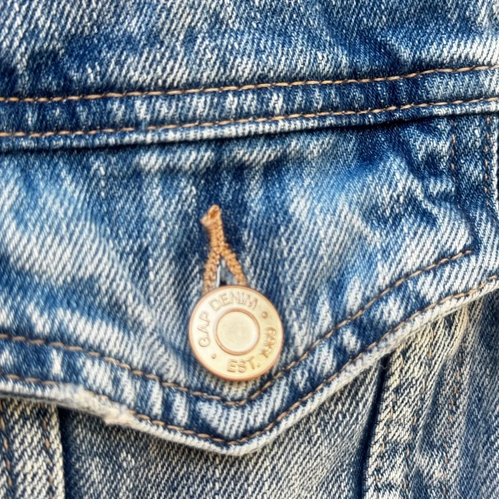 GAP Blue Denim Jacket - Picture 3 of 4